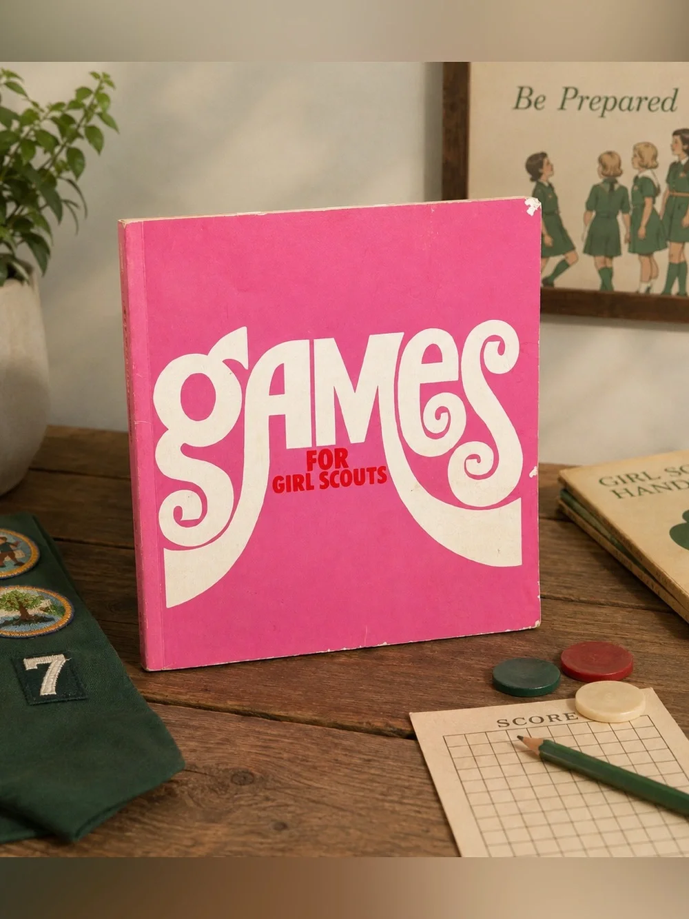 Vintage 1969 Games for Girl Scouts Second Edition Activity Book